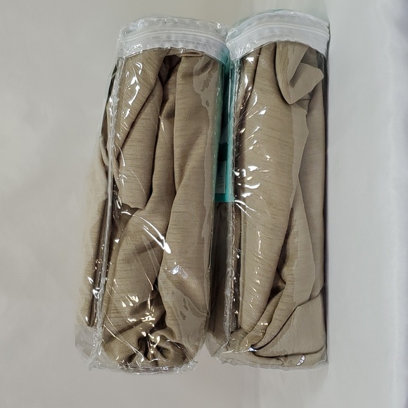 Waverly 50" x 63" Pinch Pleat Light Filtering Curtain Panels Set of 2 Panels - Picture 13 of 15